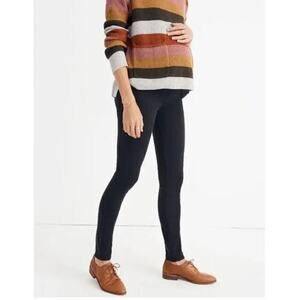 Madewell Maternity Over the Belly Skinny Black Jeans Size 27 Stretch Support